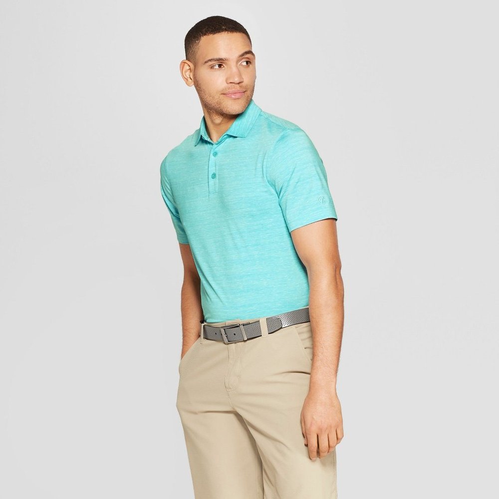 NEW! C9 Champion Active Wear Aqua Golf Polo Shirt